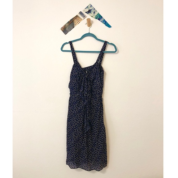 J. Crew Navy Polka Dot Dress - Picture 1 of 13